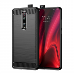 Xiaomi Mi 9T Pro &uuml;mbris Xiaomi Mi 9T kate jaoks 6,39-tolline s&uuml;sinikkiust p&otilde;rutuskindel silikoonist kaitseraua Xiaomi Mi 9T Pro 4G jaoks For Xiaomi Mi 9T Pro must