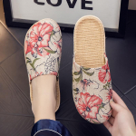 Mugav siseruumides, hingav voodipesu, kogu hooaja kodukangas, lahedad sussid meestele ja naistele, p&otilde;randakate paarile, pehme p&otilde;hi, kodukasutus 25 Suitable 37-38