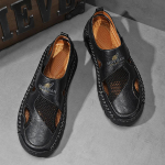 Trendikad Disainer Meeste Sandaalid V&otilde;rk Hingavad Vabaaja Kingad Kerged Libisemiskindlad Ranna Sandaalid Pl&auml;tud Mees Platvorm Koopa Sandaalid 48 must