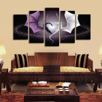 Fantastiline l&auml;&auml;ne draakoni plakat, 5 tk. Moodne kodu seinakaunistus L&otilde;uend Pilt Kunst HD Prindimaal l&otilde;uendil elutuppa 20x35cm*2 20x45cm*2 20x55cm*1