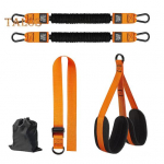 1 komplekt L&otilde;uat&otilde;mbe Abikumm 150/225/300lbs Raskeveokite L&otilde;uat&otilde;mbe Abiv&ouml;&ouml; Jalatoega Reguleeritav Kodune J&otilde;usaal Treening Horisontaalne Riba Elastne A oranž