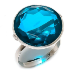 Iolite Quartz Handmade 925 Sterling Silver Jewelry Ring Size 8 d3y50