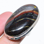 Tiger Eye Handmade 925 Sterling Silver Gift Jewelry Ring Size 6 b3f17