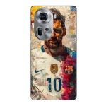 Coque de t&eacute;l&eacute;phone - Maniacase - Oppo Reno 11 5G - Silicone - Souple - Messi Barcelone 10