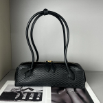 Piiri&uuml;lene Uus Prantsuse Retro K&otilde;rgetasemeline &Otilde;&otilde;nes Kaenlaalune Kott &Otilde;lakott Disain Mitmek&uuml;lgne Prantsuse Kepp Kott Naiste Kott 32x10x11cm must