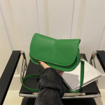 Moedisain &Uuml;hev&auml;rviline Uus Lihtne ja Moodne Vabaaja Kevad ja Suvi Korea Versioon Tekstuur &Uuml;he &otilde;la Ristkeha V&auml;ike Ruudukujuline Kott