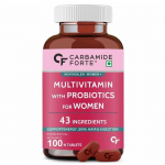 Carbamide Forte Multivitamiinitabletid naistele | Multi Vitamiin Naiste Heaoluks | T&auml;ielik Multivitamiin Naistele 43 Koostisosaga - 100 Taimset Tabletti
