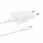 Ład. Siec. Samsung Ep-T2510Xw 25Wfast Charge + Kabel Usb-C/Usb-C Biały/White