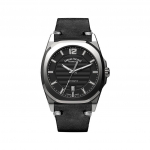 Armand Nicolet Tramelan J09 Must sihver Automaatne A660AAA-NR-PK4140NR Vasikanahast rihm Meeste k&auml;ekell must