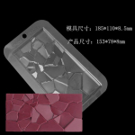 1 tk l&auml;bipaistev palmilehe &scaron;okolaadivorm meisterdage kooki kaunistav fondantvormi koogi &scaron;abloon k&uuml;psetusvorm 4 stiili 08