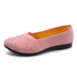 Naiste &uuml;mmargused varvastega jalavarbad Mugavad t&ouml;&ouml;jalatsid Armsad Penny Loafer Slip On Ballet Flat Kerged hingavad pehmed s&otilde;idujalatsid Naiste kleit 35 helehall v&auml;rv