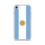 Coque iPhone &ndash; Drapeau Argentine &ndash; iPhone SE 2020 &ndash; Supp &ndash; Mitmev&auml;rviline &ndash; Vertikaalne