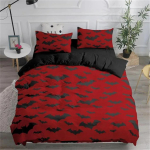 Lendavad nahkhiired Tekikate Halloween Voodipesu Komplekt 3D Prindid N&otilde;iakunst Tekikate Kate 2/3 tk 150x200cm
