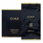 OHUI Ultimate Cover Mesh Cushion Foundation 13g + Refill 13g | Lightweight Full Coverage with Skincare Benefits 01 Milk Beige Refill