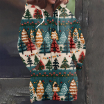 Naiste mood vabaaja pikkade varrukatega villane kootud kapuutsiga n&ouml;&ouml;biga kardigan XXXL