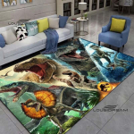Jurassic dinosauruste vaibad ja vaip 3D-printimine vaipp&otilde;randamatt Elutoa magamistuba Kaunista suur ala Pehme vaip Lastetoa vaip 160cm x 230cm