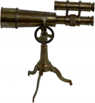 Messingist teleskoop puidust statiiviga Merenduslik Noodiline Vanaaegne Lauakaunistus M aero