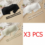 Olkaimeta &uuml;hes t&uuml;kis aluspesurinnahoidja naistele Kogutud &otilde;mblusteta n&auml;htamatu toruga top Ilma terasr&otilde;ngaga m&auml;hitud rinnahoidja suvine &otilde;huke rinnahoidja L