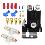 12V 500A Auto Kahe Aku Eraldaja Starteri Solenoidrelee L&uuml;liti 100A Kaitsmega