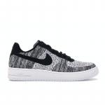 Nike Air Force 1 Flyknit Low 2.0 Oreo Unisex tossud Must Puht-Plaatina-Must-Valge AV3042-001 40