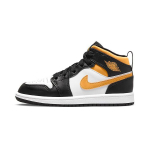 Air Jordan 1 Mid PS Must &Uuml;likoolikuld Laste tossud Valge Pollen 640734-177 28