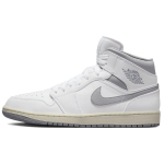 Air Jordan 1 Mid Neutraalhall Meeste Tossud Valge Stealth 554724-135 42