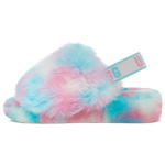 UGG Fluff Yeah Lamba Nahast Mugavad Vabaaja Sussid Naiste sussid Sinine Roosa 1131770-PID 37