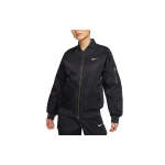 Nike tikitud logoga kahepoolne lukuga pikkade varrukatega jakk naiste jakk must DV7877-010 S