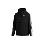 Adidas Originals Trefoil V&auml;rviplokkide Poollukuga Kapuutsiga Jakk Dressipluus Meeste &Uuml;ler&otilde;ivad Must GD2061 XXL