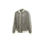Adidas Originals Trefoil Ruuduline Vabaaja Spordijakk Kraega Meeste Jakk Khaki ED6131 M