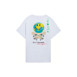 Li Ning X Og Slick Koost&ouml;&ouml; Maa Naeratus Laualaua T&auml;ht Multifilm T-s&auml;rk Unisex Topid Valge AHSS299-3 L