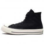 Converse Chuck 70 High Heritage Color Suede - Black Bite The Dust Unisex Tossud Egret A09474C 35