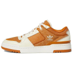 Adidas Originals Forum Luxe Madalad Kangas S&uuml;nteetiline Nahk Vabaaja Madalad Rula Kingad Unisex Tossud Oranž GW2012 38
