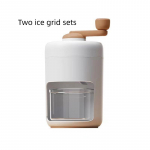 Elektriline v&auml;ike smuuti valmistamise masin Multifunktsionaalne magustoidumasin Kodune kaubanduslik kaks-&uuml;hes j&auml;&auml;purusti Two ice grid sets