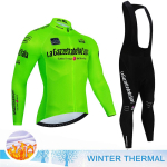 2025 Talvised Termilise Fliisiga Komplektid Pikk Rattas&otilde;idupaita 20D Geelpadi Meestele Fox Teleyi MTB Rattas&otilde;iduriided Jalgratas Rattas&otilde;it Maillot Riided Asian size - S