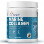 DR. MOREPEN Mereline kollageen Naha valgu pulber h&uuml;aluroonhappe, C-vitamiini, Sesabania ja biotiiniga &Scaron;okolaadimaitseline | 25 portsjonit - 250g