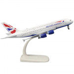 1/400 m&otilde;&otilde;tkava 20cm British Airways A380 mudelllennuk Metallist m&auml;ngulennuk Kogumis kingitus Lennunduse kogutav lennuk