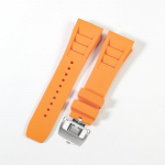Silikoonist k&auml;ekella rihm Richard Mille meestele, reljeefne, veekindel, higikindel, suu kummist k&auml;ekella rihma tarvikud, 25mm randmerihm 25mm&No tools