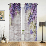 Punased Lilled Lauad Lehed Taim Kardinad Magamistuppa Elutuppa Kardinad K&ouml;&ouml;ki Lastetuppa Akna Kardin Moodne Kodu Dekoratsioon 135W x 60H(cm) x1