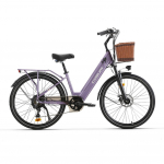 CYSUM X-City Elektrijalgratas 250W Mootor, 48V 10.4Ah Aku, 60-100KM S&otilde;iduulatus, 26*1.95 Tolli Rehvid Commute E-Bike 48V 10.4Ah roheline