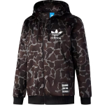 Adidas Originals Kolmeleheline Kamuflaažiga Fliisvoodriga Soe Kapuutsiga Jakk Meeste Jakk tumepruun CD1716 M