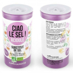 Substitut de sel acidul&eacute; - AROMANDISE - Ciao le Sel - 2 bo&icirc;tes de 70 g - Bio - Multicolore