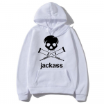 Jackass Logo Graafikaprindiga Must Huppar Streetwear Vabaaja Dressipluus Mood Mehed Naised Vintage L&otilde;tv S&uuml;gis ja Talv Hupparid S