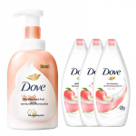 Dove Valge Virsiku Vannikomplekt