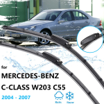 Mercedes-Benzi C-klassi W203 C230 C55 jaoks 2004~2007 auto esipuhasti hari esiklaas esiklaas aknaharjad tarvikud LHD RHD