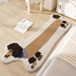 Multikas Taksi Vaip Magamistuba Voodi Pehme Mugav Jalamatt Elutuba Diivan Dekoratiivne P&otilde;randamatt 50x120cm 20x47inch beige