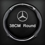 Auto roolikatte jaoks Mercedes Benz AMG W203 W206 W220 W205 W211 W212 W201 W210 W108 GLA GLK Auto kaunistustarvikud For Round Black