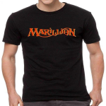 MUSAKT Marillion Logo Meeste T-s&auml;rk L&uuml;hikeste varrukatega S&auml;rk Must S mitmev&auml;rviline