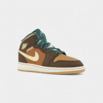 Jordan 1 Mid Cacao Wow (GS) 35.5 valge