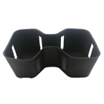 For Volkswagen VW Tiguan L pro 2024 Central Control Non-Slip Mat Car Interior Modified Accessory Water Cup Seat Cover Storage 1pcs black
